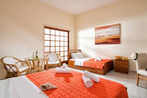 Apartment, 1 Bedroom | In-room safe, desk, laptop workspace, blackout drapes - Erofili Apartments (Hersonissos)