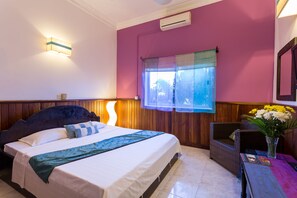 Deluxe Double Room | 高級寝具、セーフティボックス (室内)、デスク、ベビーベッド