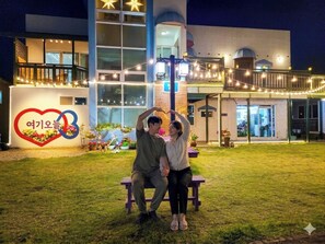 Voorkant van accommodatie