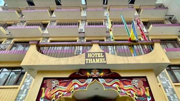 Voorkant van accommodatie