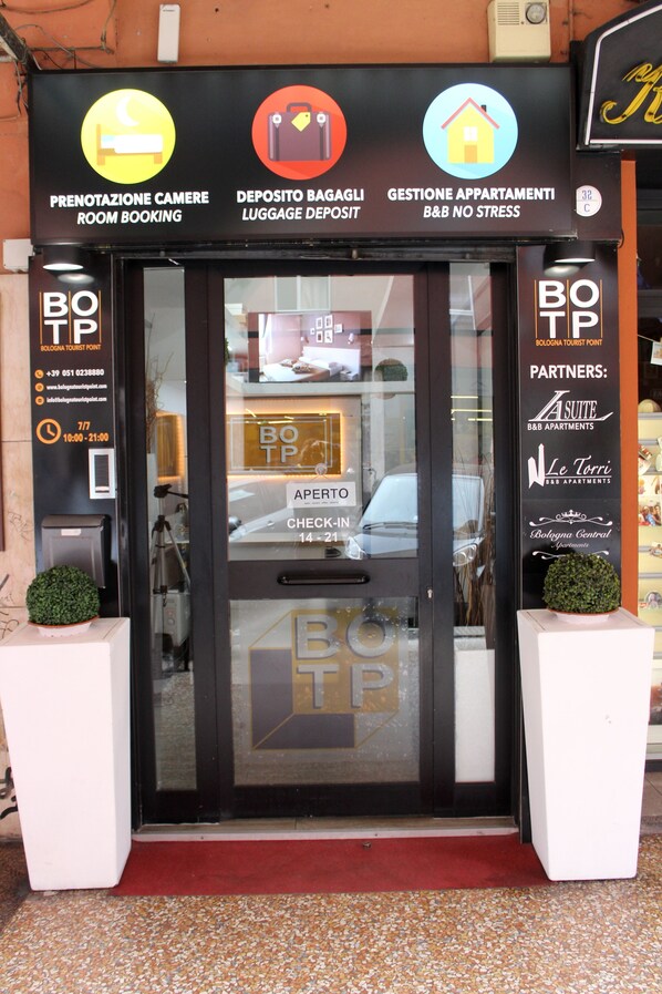 Entrée de l’hébergement