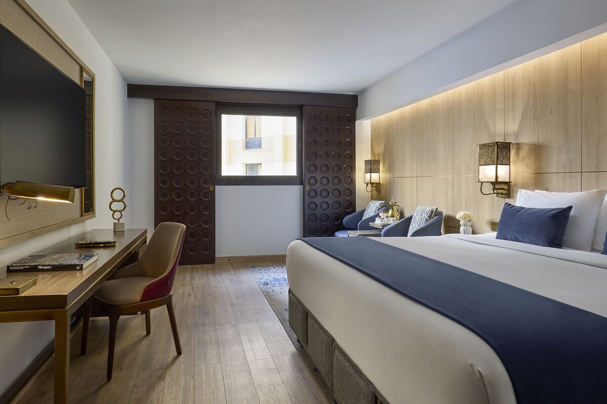 1 habitación, minibar, caja de seguridad en la habitación y escritorio 