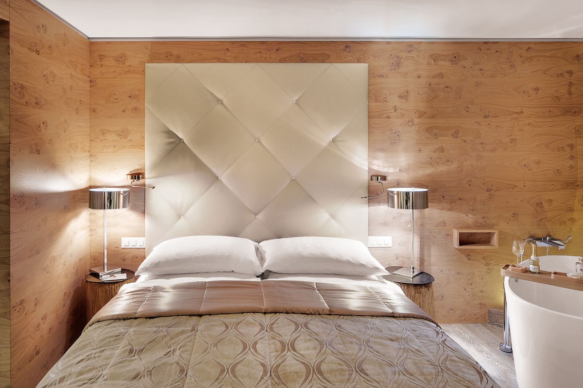 Hypoallergeen beddengoed, donzen dekbedden, een minibar