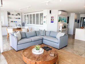 Two Bedroom Apartment 11 | Living area | Flat-screen TV, DVD player - Picture Point Terraces (Noosa Heads)