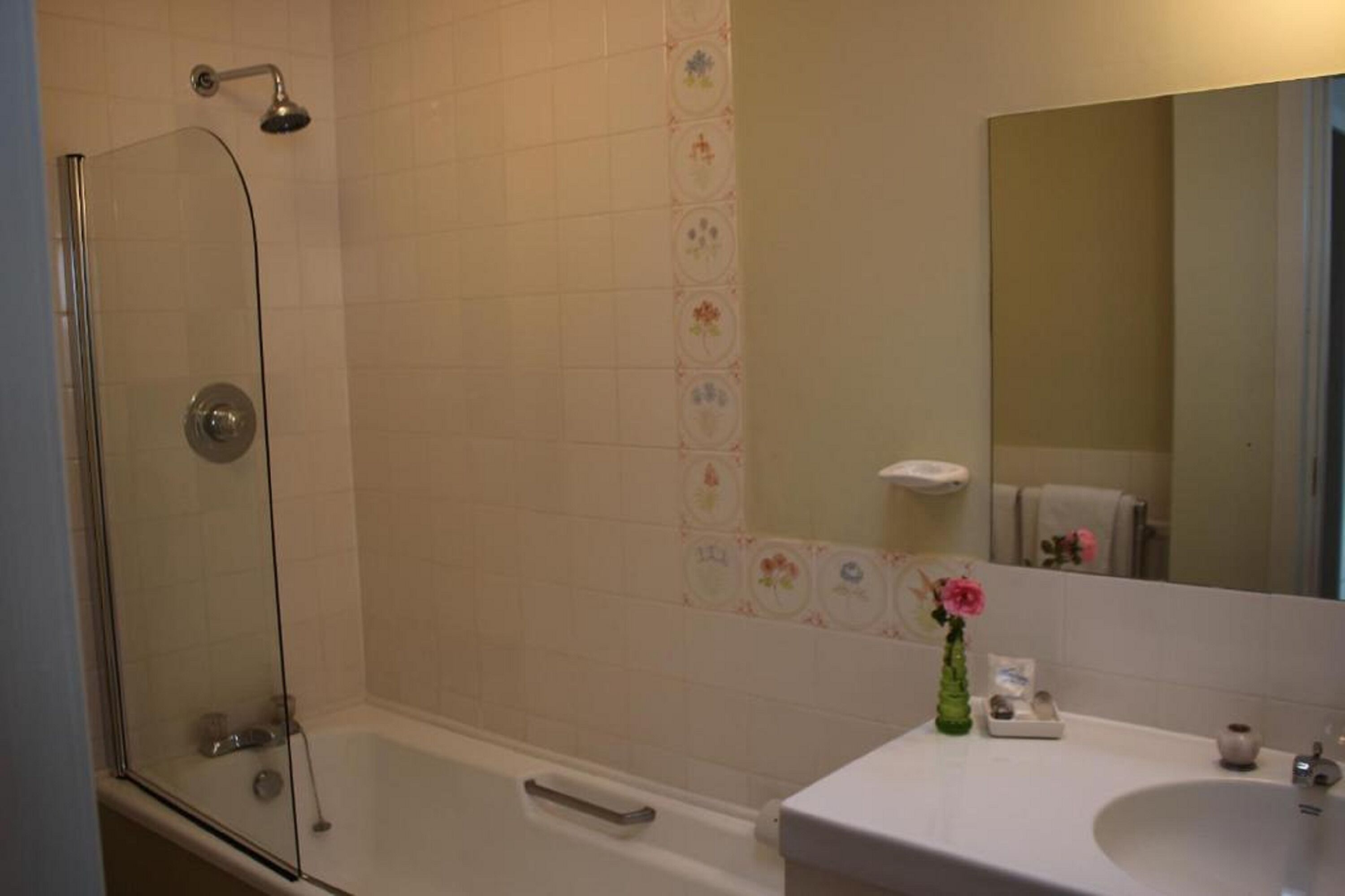 free toiletries, hair dryer, bathrobes, towels