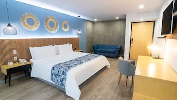 Premium bedding, down comforters, minibar, in-room safe