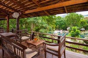 Deluxe Room, Pool View, Garden Area | View from room