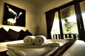 Premium bedding, in-room safe, individually decorated, blackout drapes