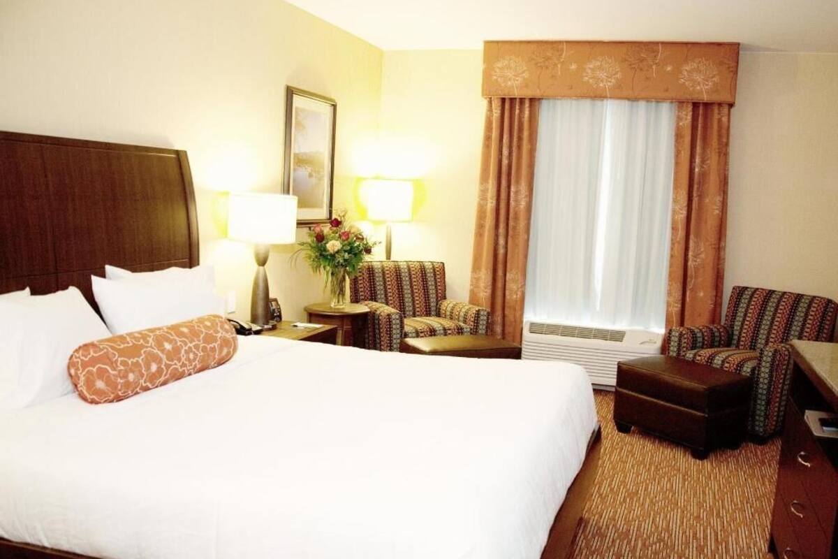In-room safe, desk, iron/ironing board, free cribs/infant beds