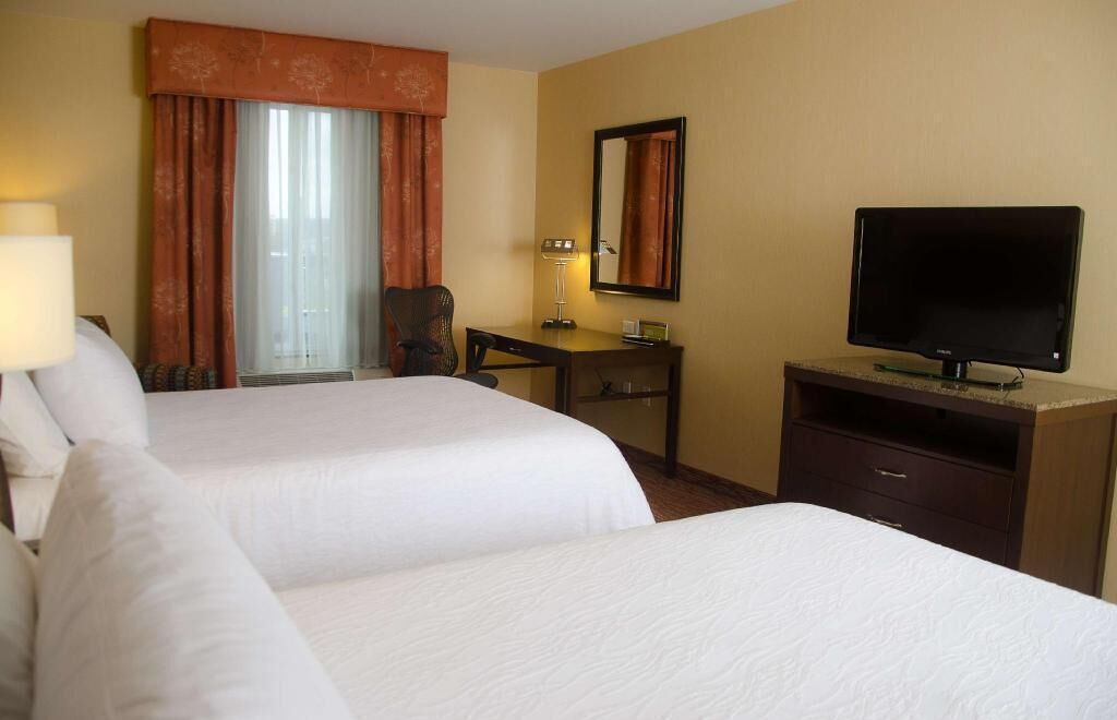In-room safe, desk, iron/ironing board, free cribs/infant beds