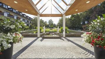 Vue depuis lâhĂ©bergement