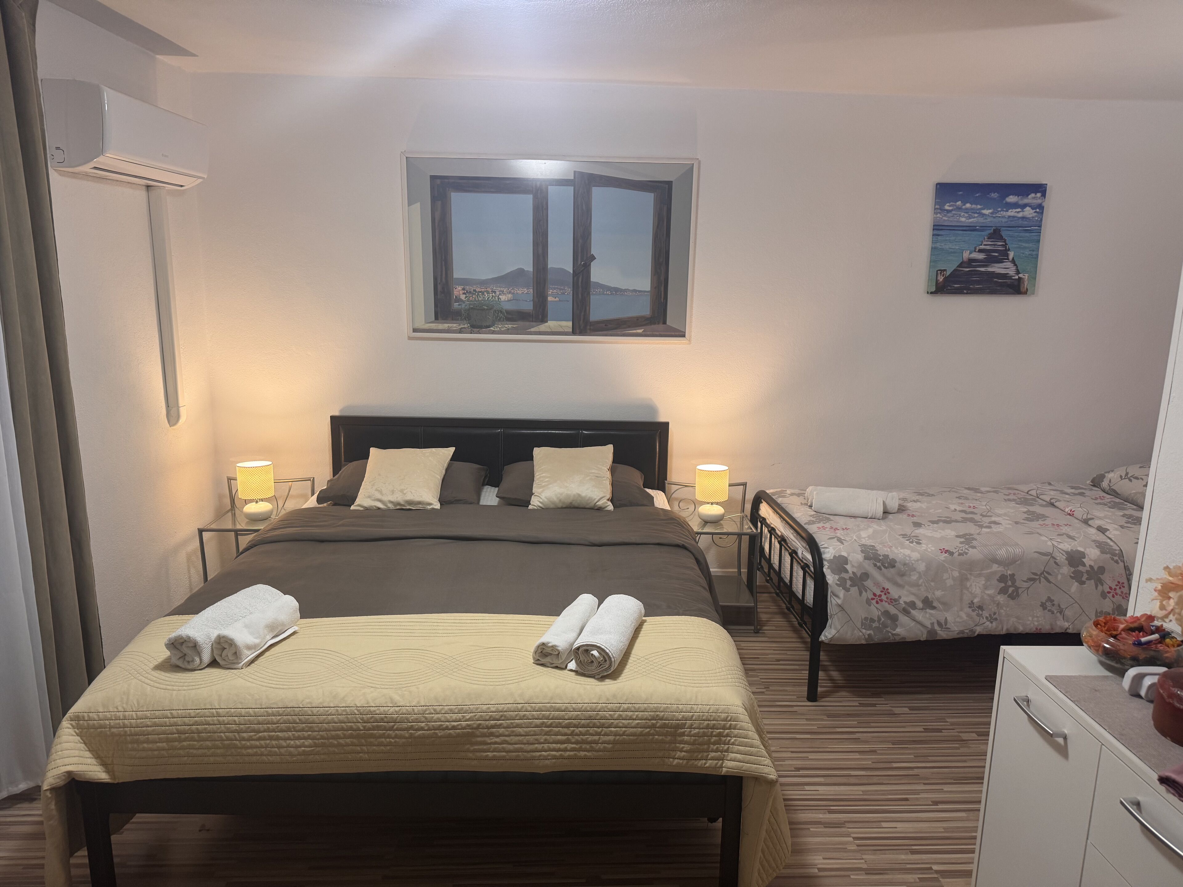 Triple Room (Zoran) | Memory-foam beds, blackout curtains, free WiFi