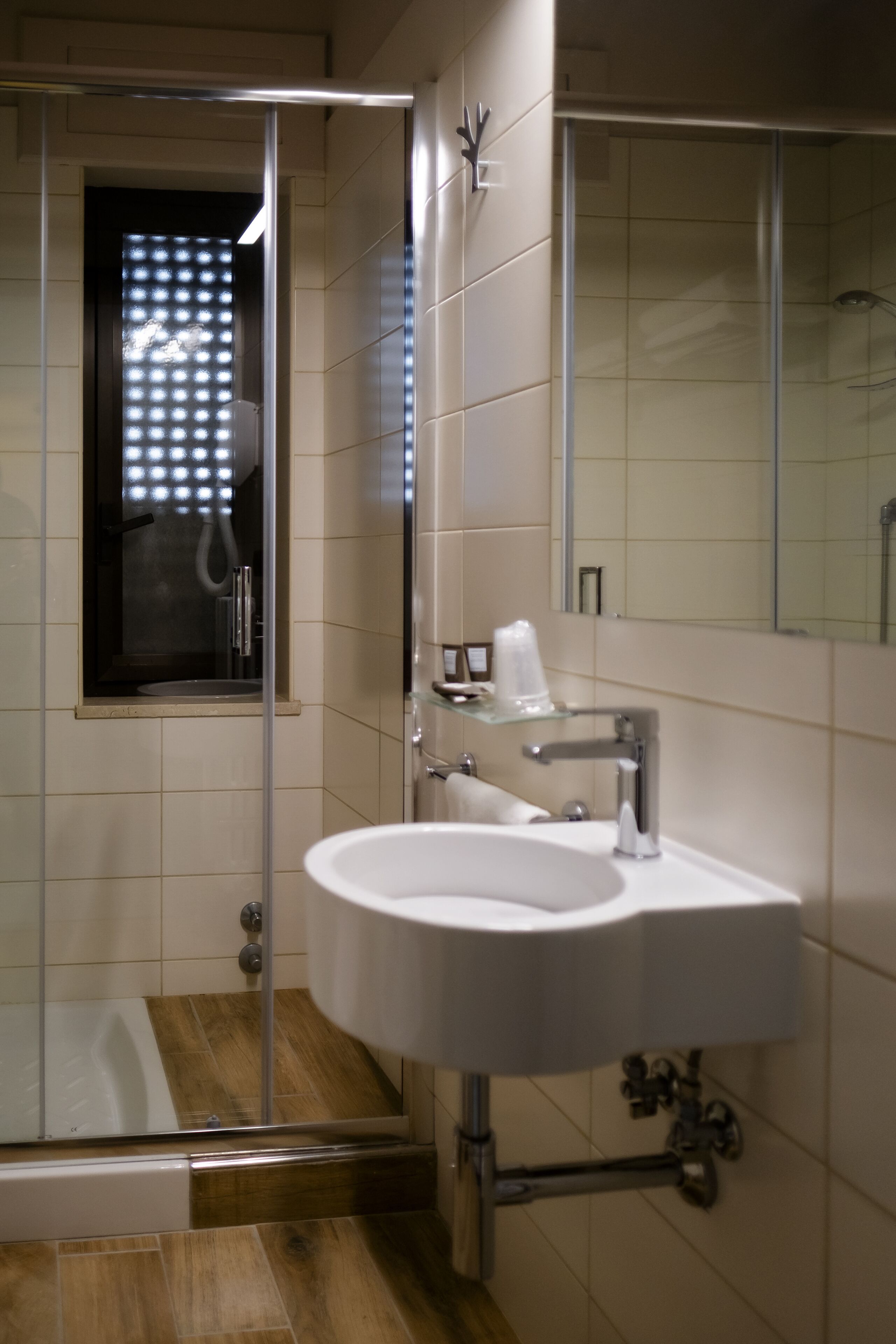 free toiletries, hair dryer, slippers, bidet