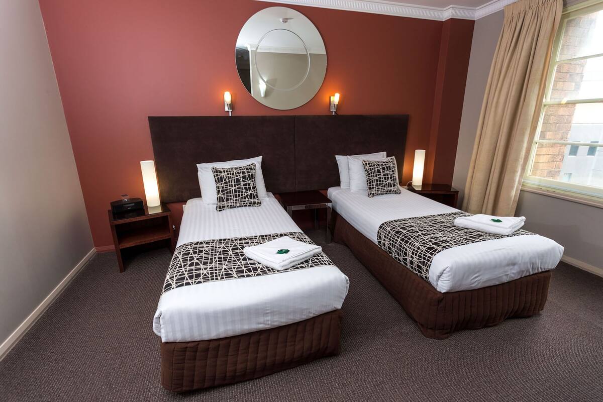 Twin Balcony Room  | Desk, blackout drapes, iron/ironing board, WiFi (free)