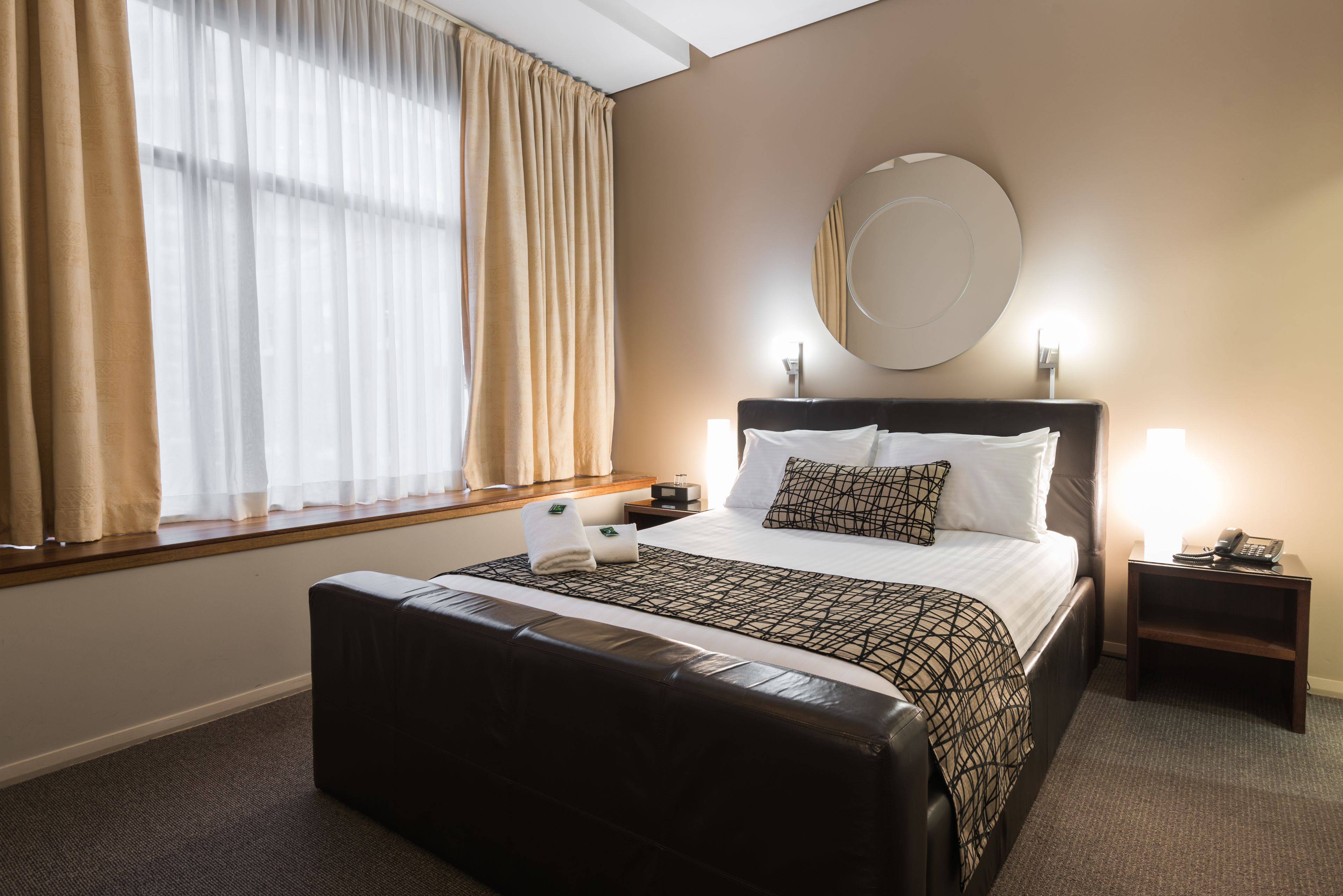 desk, blackout curtains, iron/ironing board, free wifi