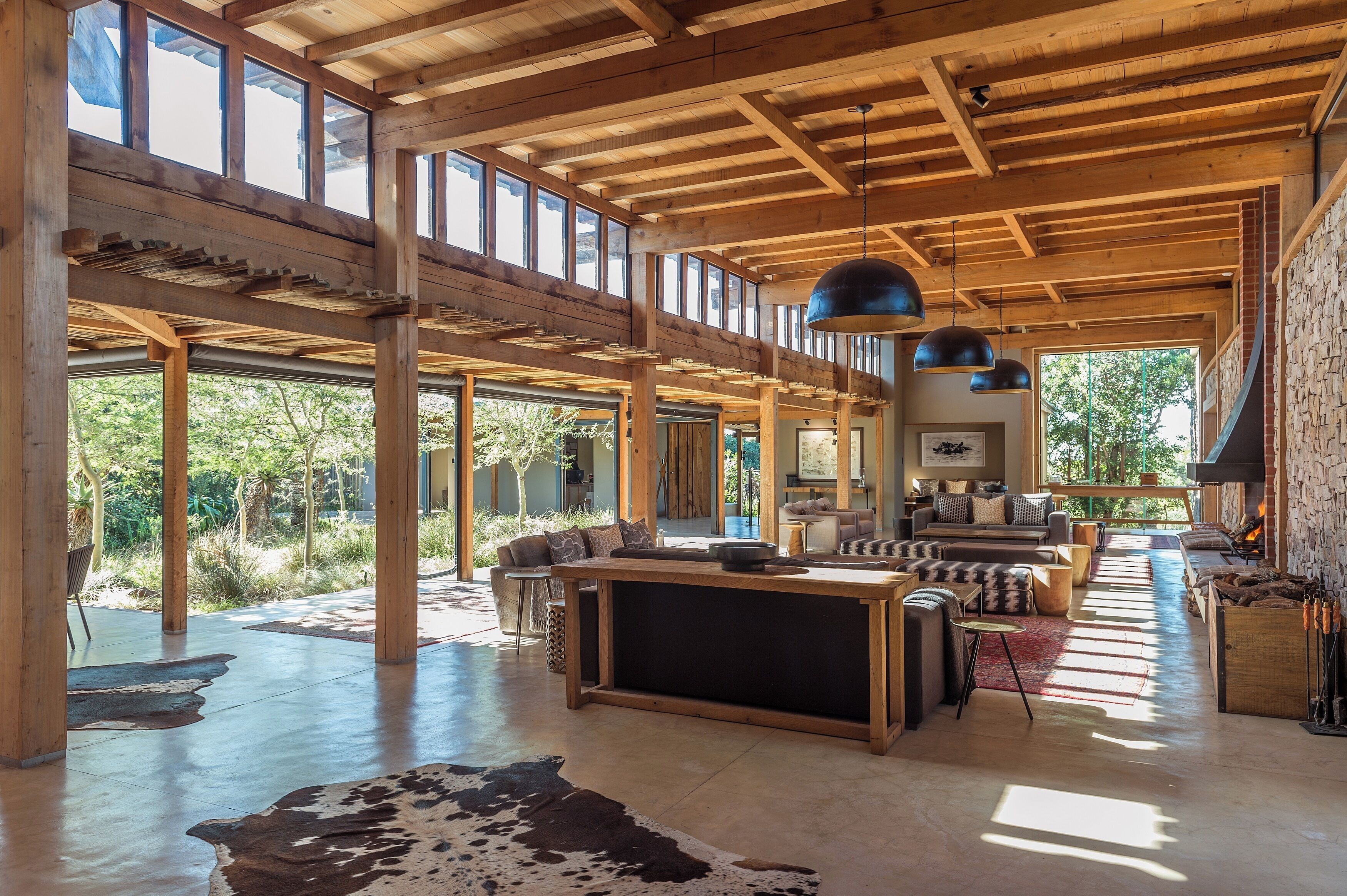 Sala de estar en el lobby