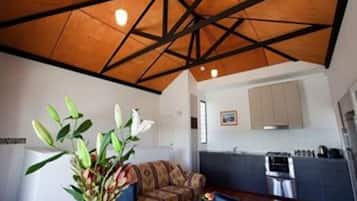 Executive Apartment, 1 Bedroom | Living area | 42-inch flat-screen TV with digital channels, LCD TV, DVD player