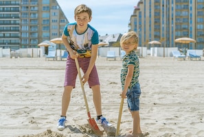 On the beach