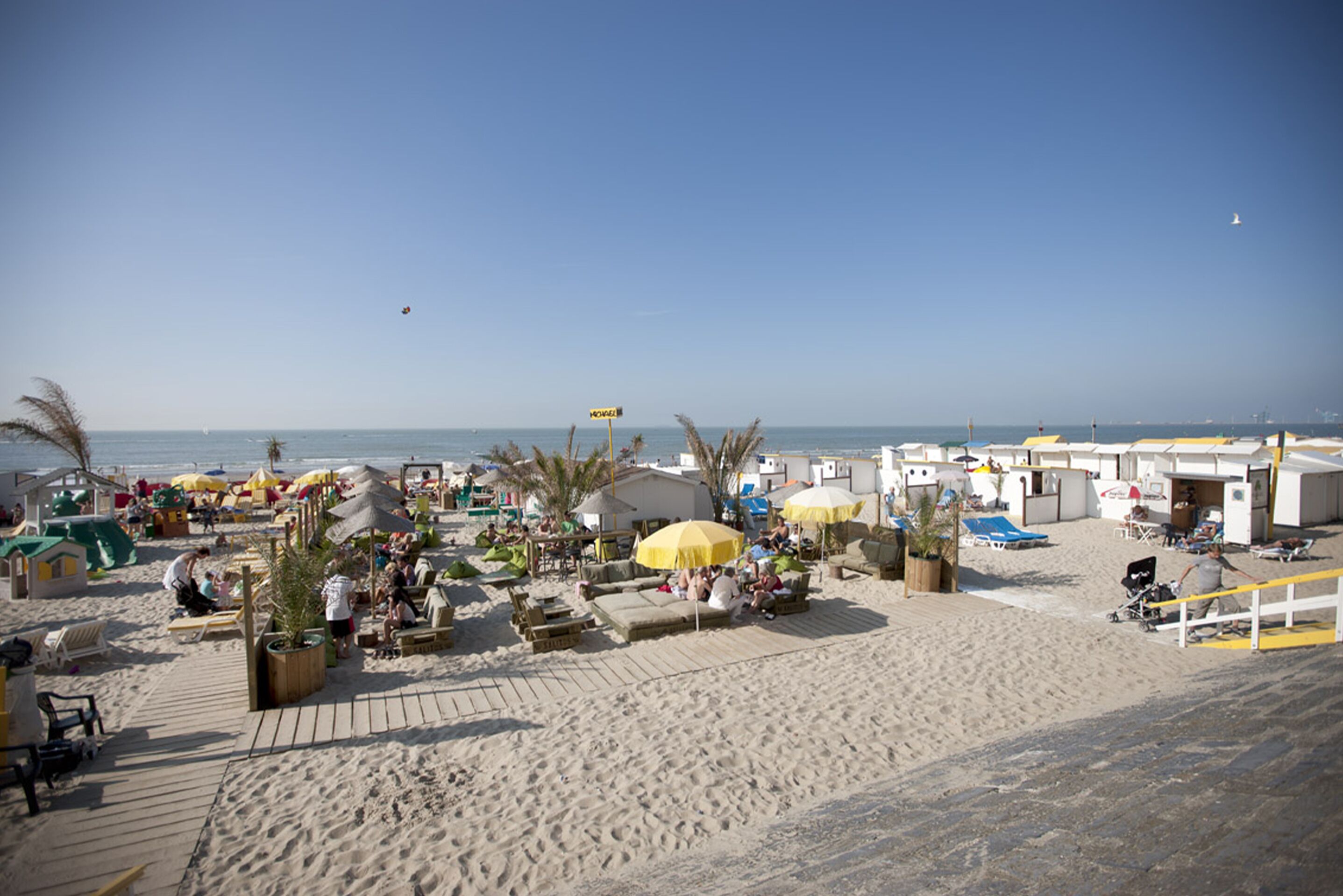 On the beach