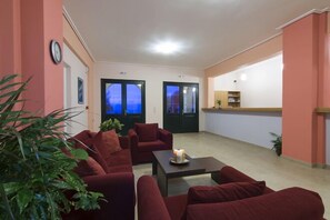 Sittområde i lobbyn