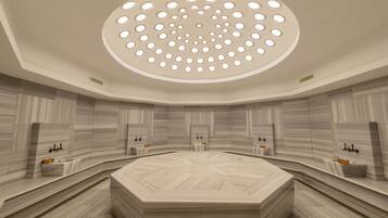 Behandlingsrum til par, hot stone-massage, deep tissue-massage