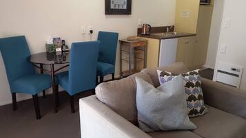 Apartment, 1 Bedroom, Jetted Tub | Living area | LCD TV