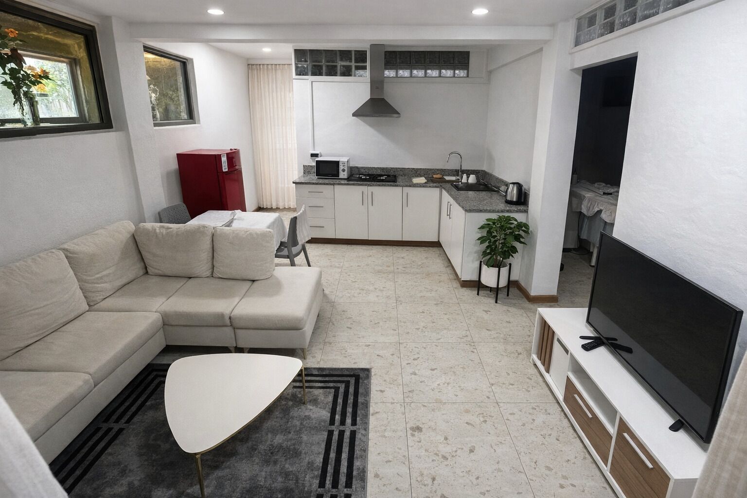 Condo (Basement Unit) | Living area
