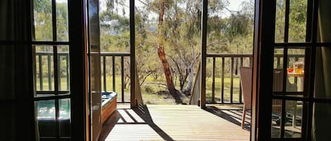 Luxury-Ferienhaus, Whirlpool, Bergblick | Ausblick vom Zimmer