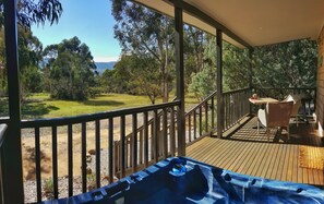 Luxury Cottage, Hot Tub, Mountain View | Terrace/patio