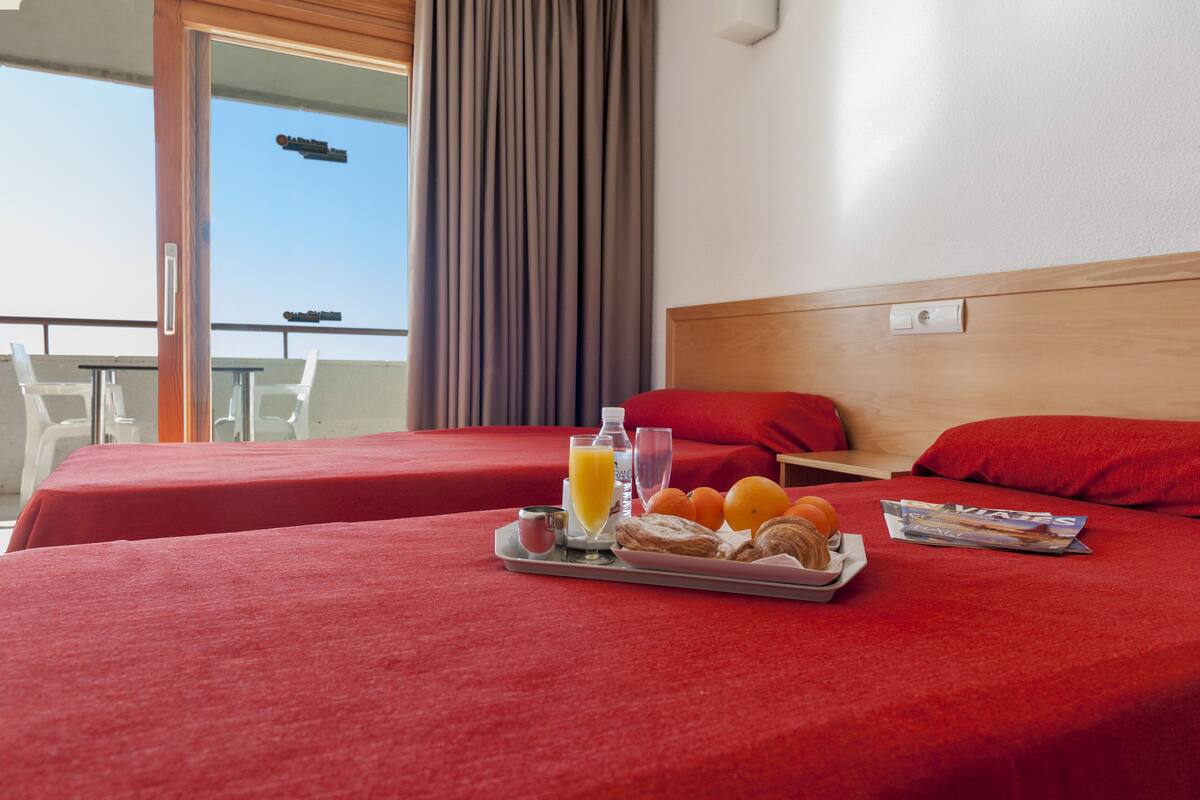 1 bedroom, blackout curtains, iron/ironing board (on request), WiFi