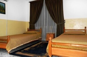 1 bedroom, individually furnished, blackout drapes, soundproofing