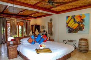 Deluxe with Plunge Pool | Premium bedding, down comforters, pillowtop beds, in-room safe - Almond Beach Resort at Jaguar Reef (Hopkins)