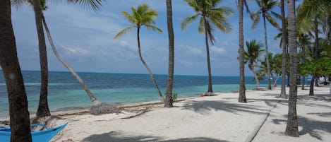 On the beach, beach massages, scuba diving, snorkelling