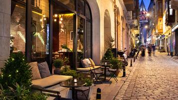 Breakfast, lunch, dinner served; French cuisine, sea views