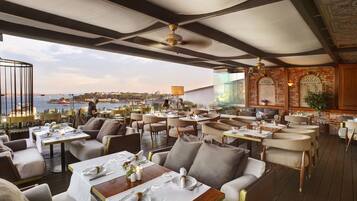 Breakfast, lunch, dinner served; French cuisine, ocean views 