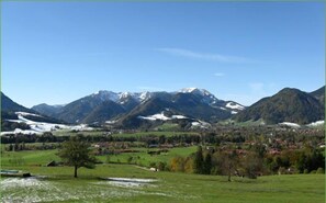 Blick von der Unterkunft