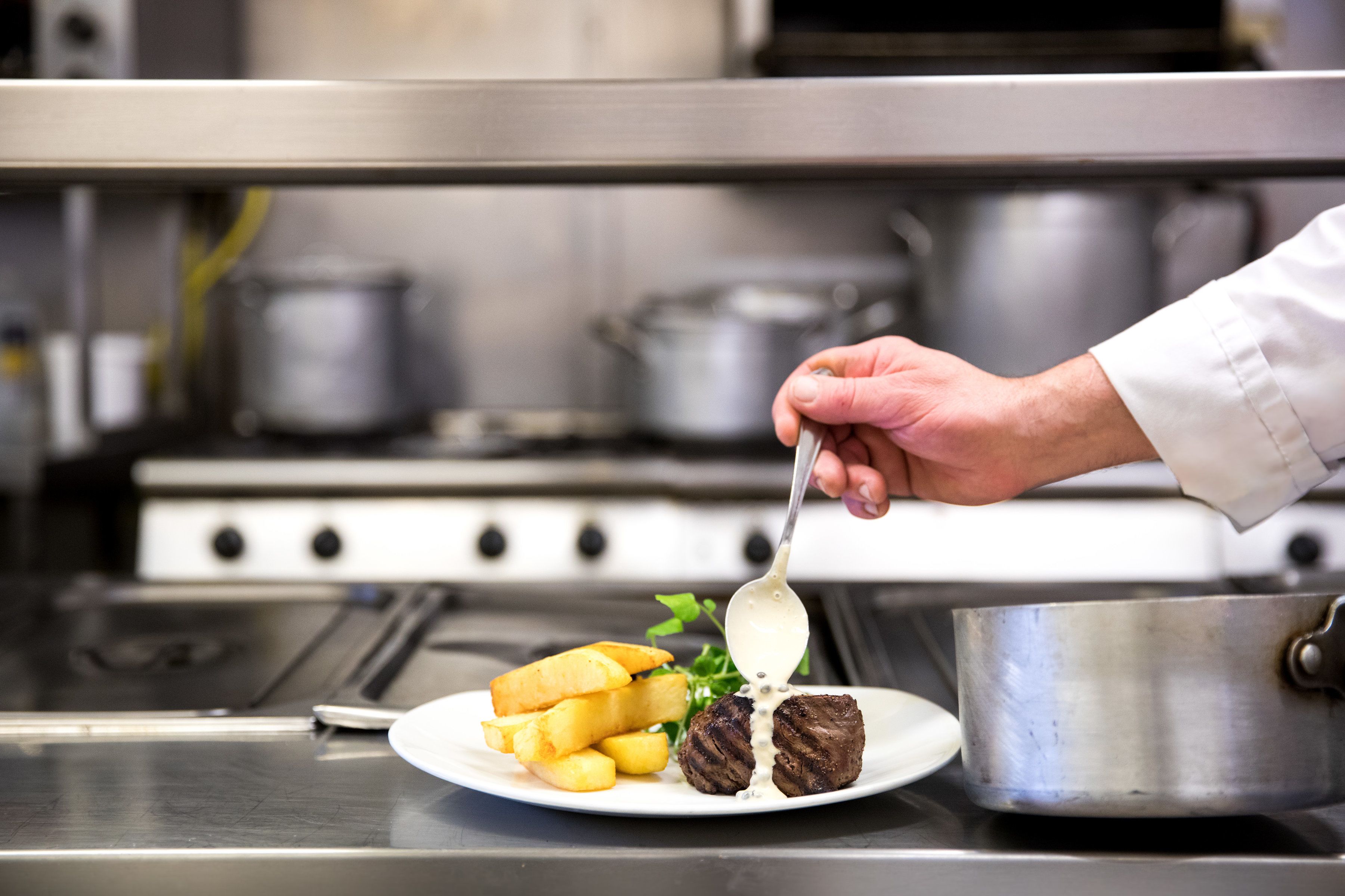 breakfast and dinner served