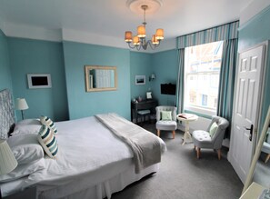 Superior Double Room, 1 King Bed, Ensuite | Iron/ironing board, free WiFi - The Lorna Doone Hotel (Minehead)