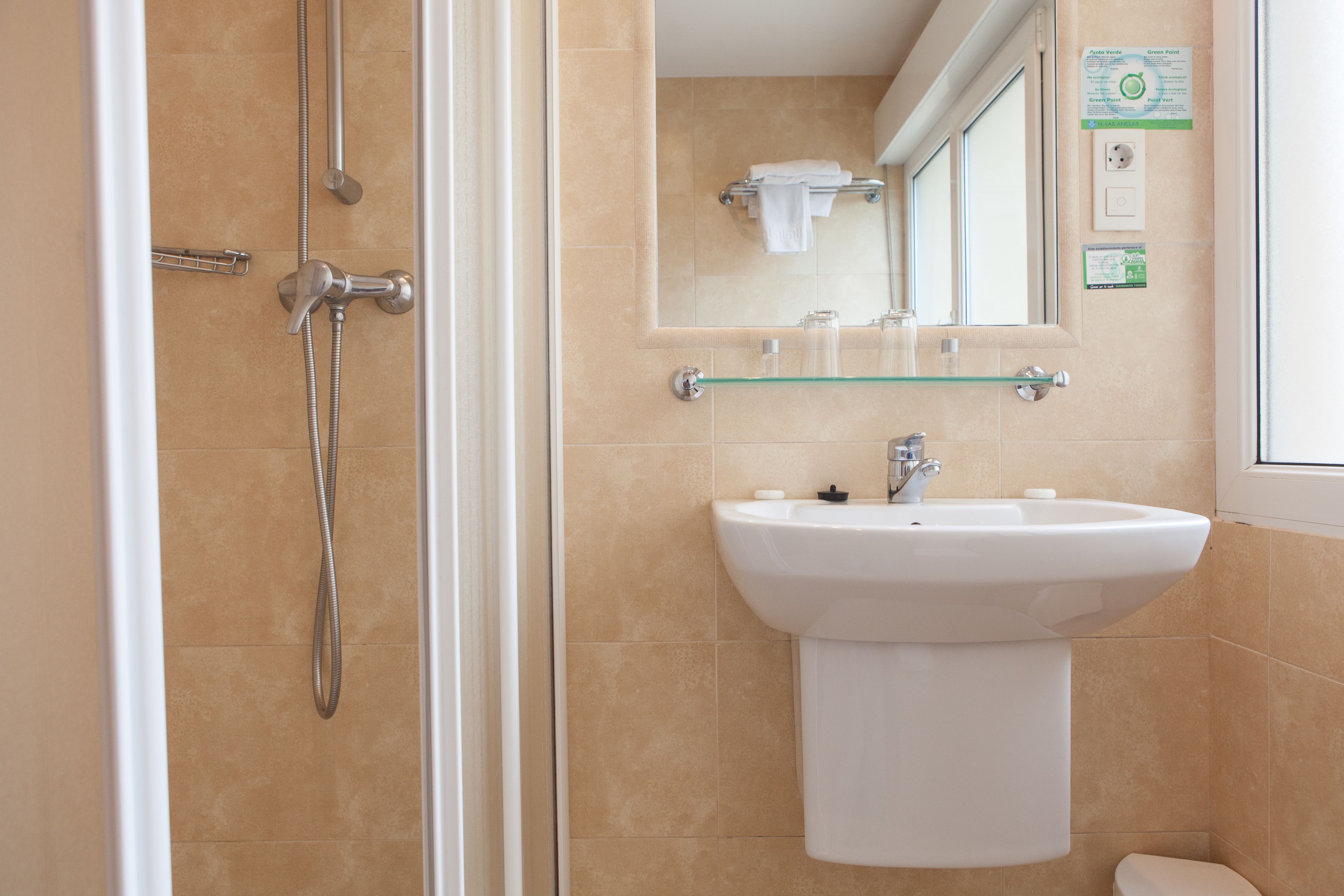 standard double room | bathroom shower