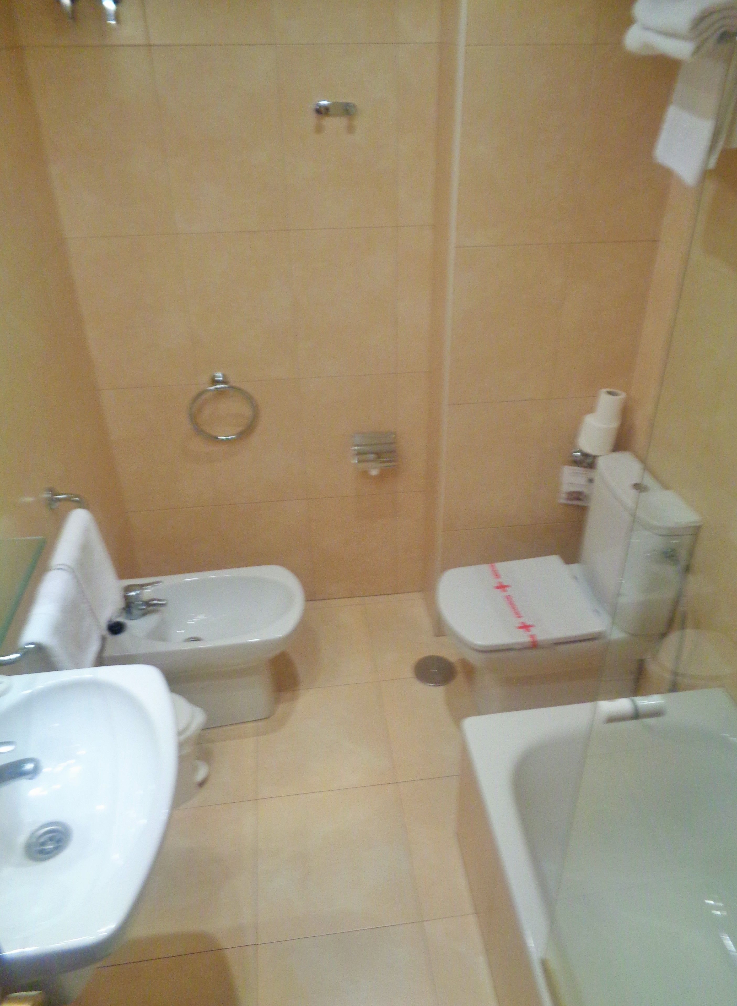 triple room | bathroom | shower, free toiletries, hair dryer, towels