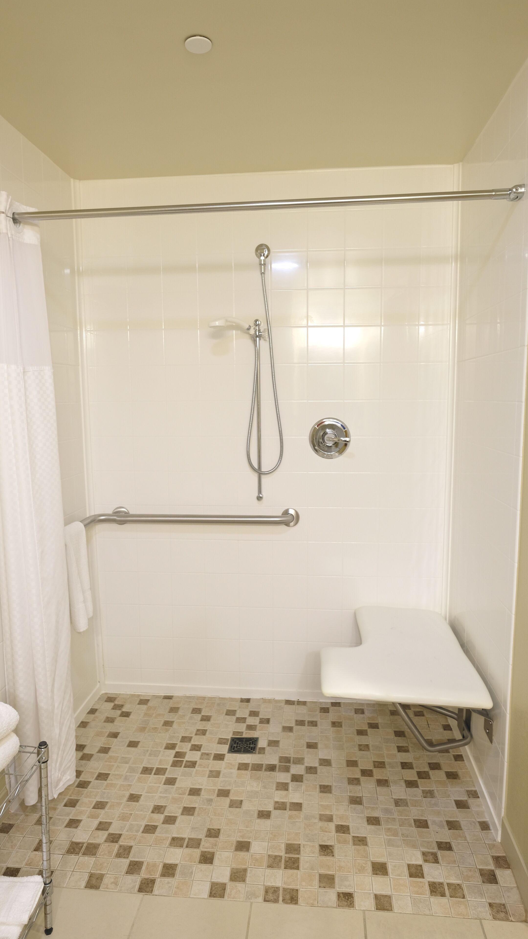 suite, 1 king bed, accessible, jetted tub (non smoking) | bathroom shower