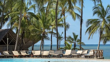 2 outdoor pools, open 6:00 AM to 6:00 PM, pool umbrellas, sun loungers