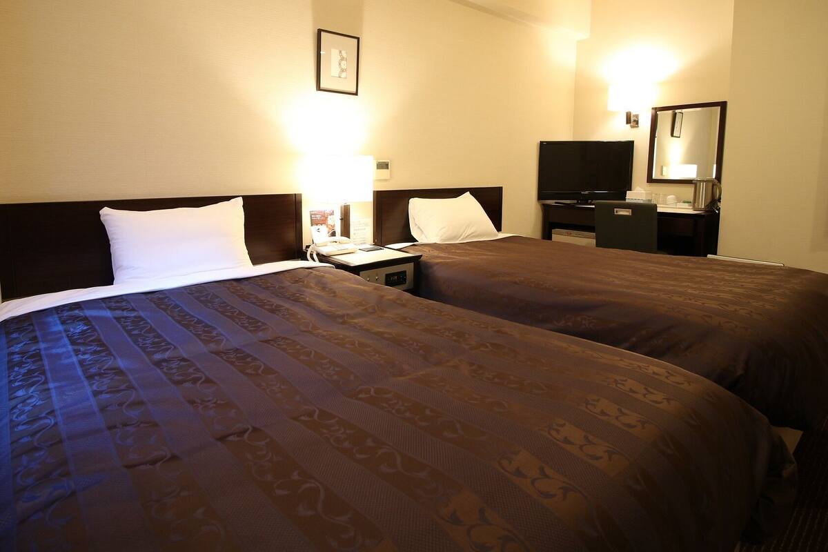 Desk, blackout curtains, iron/ironing board (on request), free WiFi