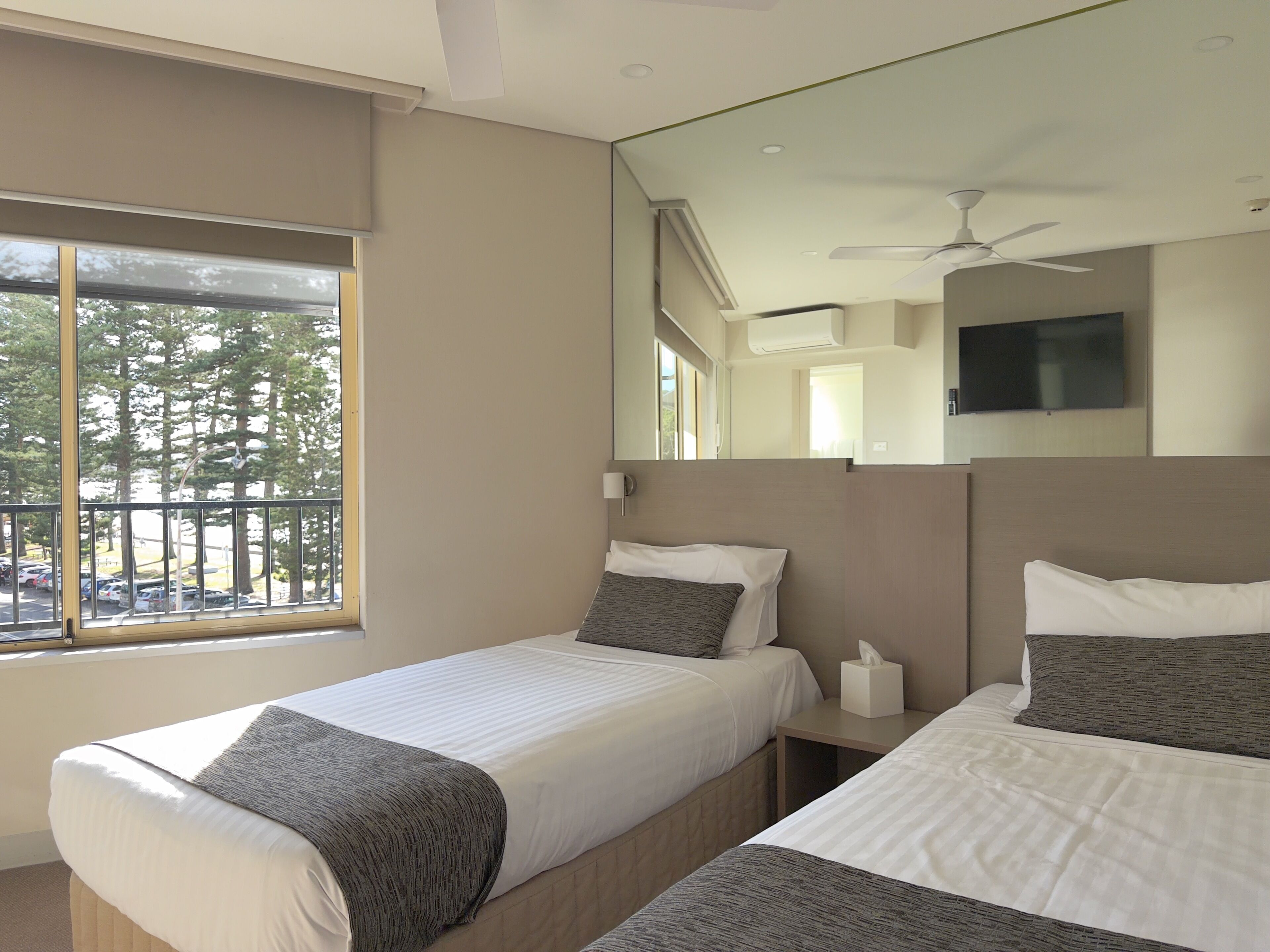 Standard Room, 2 Single Beds, Ocean View | Premium bedding, in-room safe, individually furnished