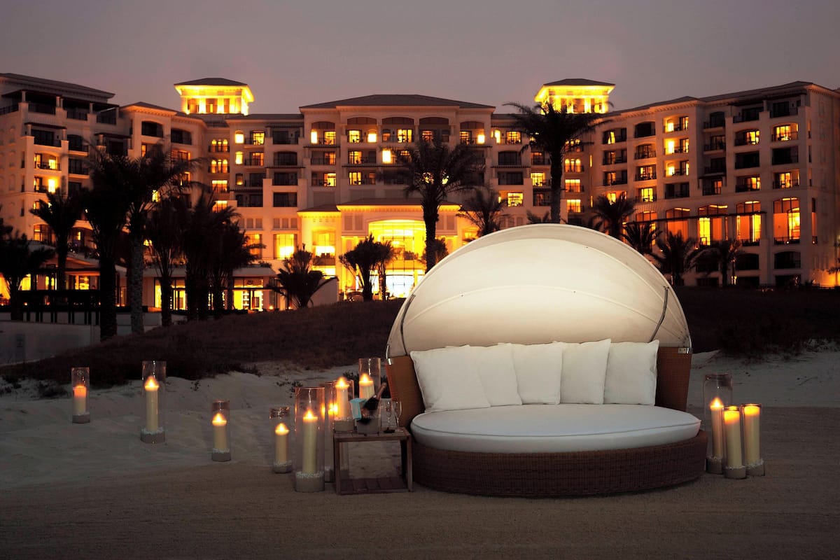 private beach, beach umbrellas, beach towels