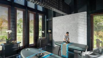 Villa, 1 Bedroom (Spa, Lagoon) | Minibar, in-room safe, individually decorated, individually furnished