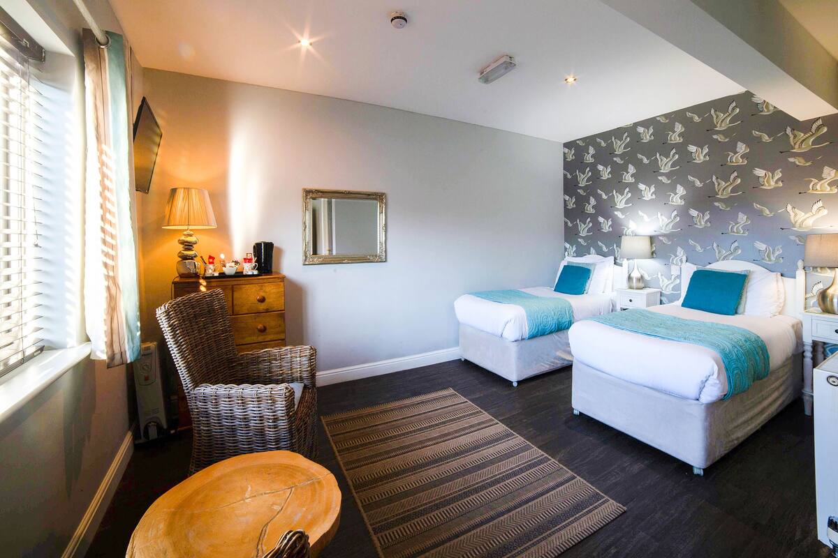 Standard Twin Room, 2 Single Beds | Iron/ironing board, cots/infant beds, free WiFi, bed sheets