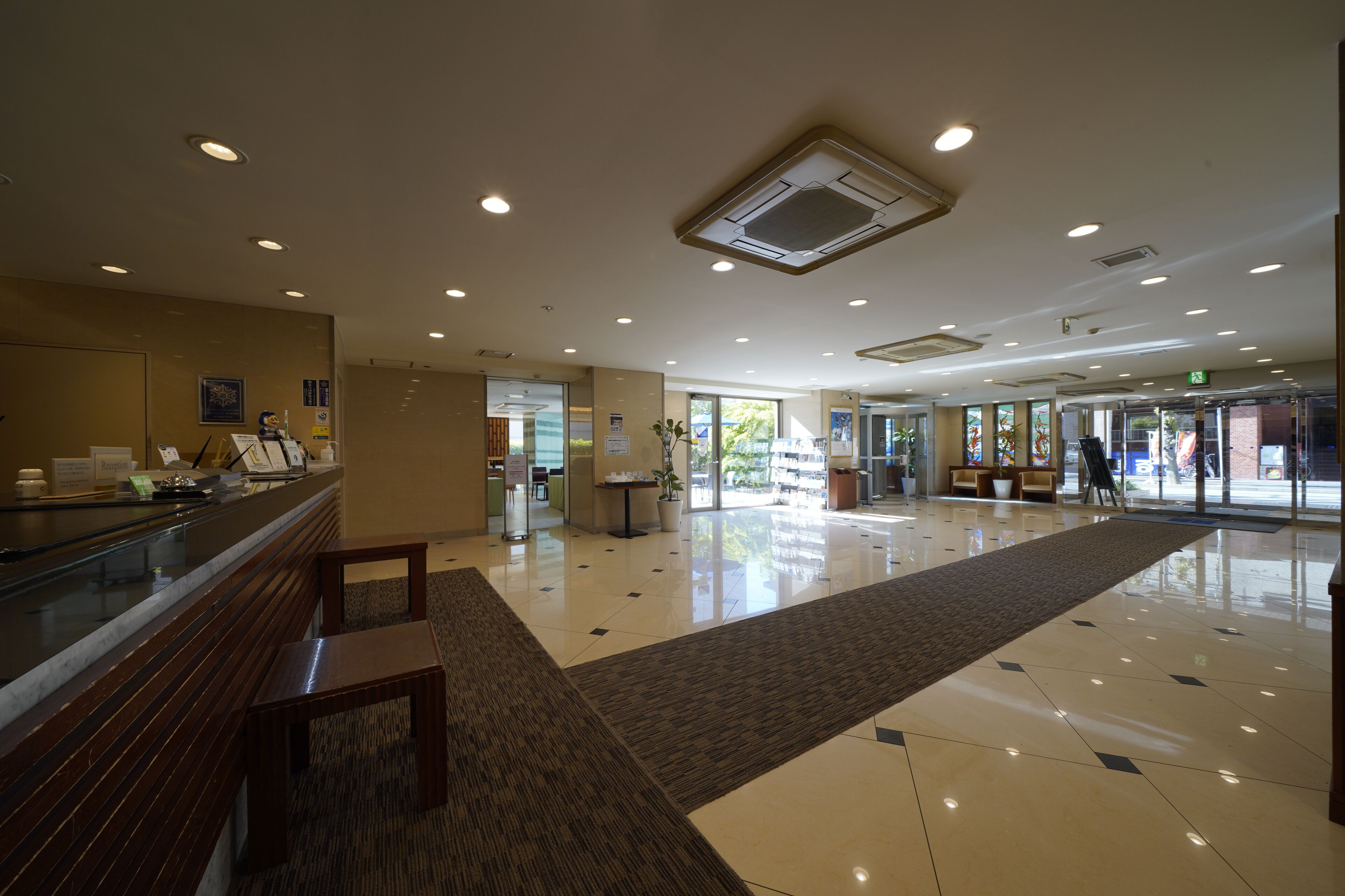 Interior entrance