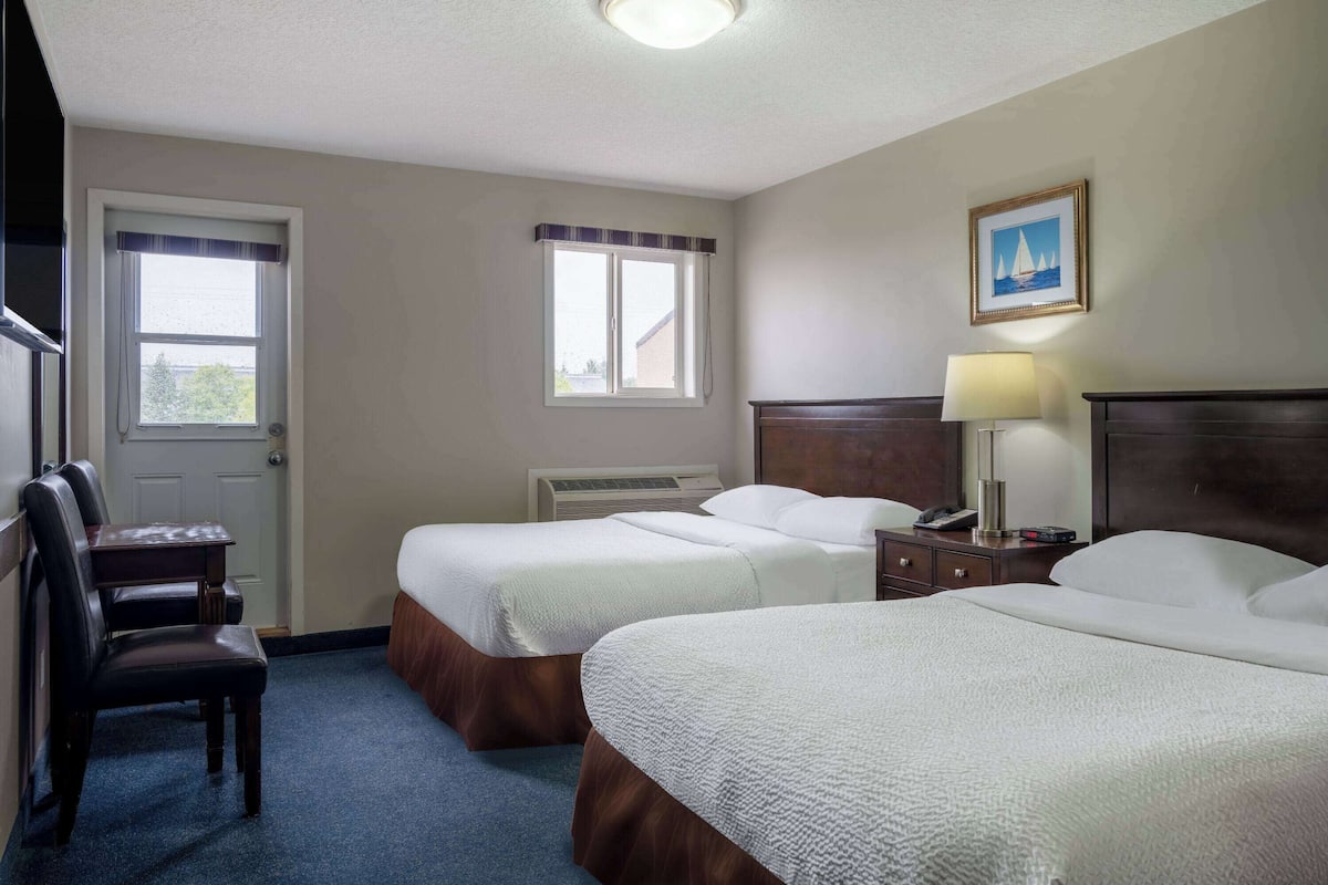 Room, 2 Queen Beds, Non Smoking | In-room safe, blackout drapes, iron/ironing board, free WiFi