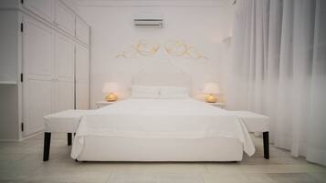 Doppia Deluxe, bagno privato | Biancheria in cotone egiziano, materassi in memory foam, minibar